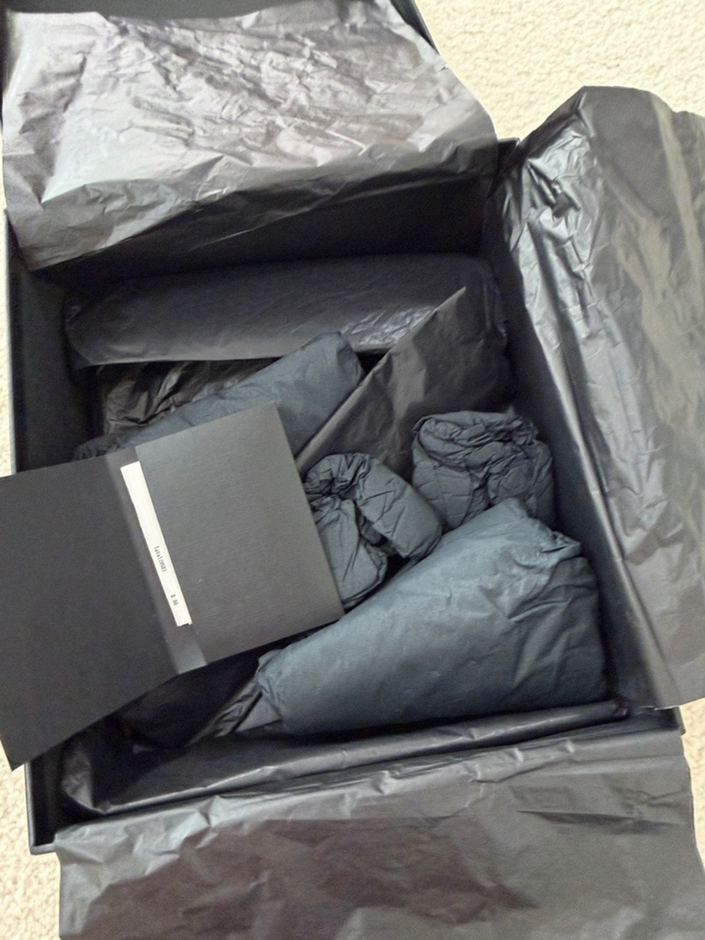 Saint Laurent Black and Brown Leather Ankle-Strap Square-Toe Sandals - Picture 7 of 8